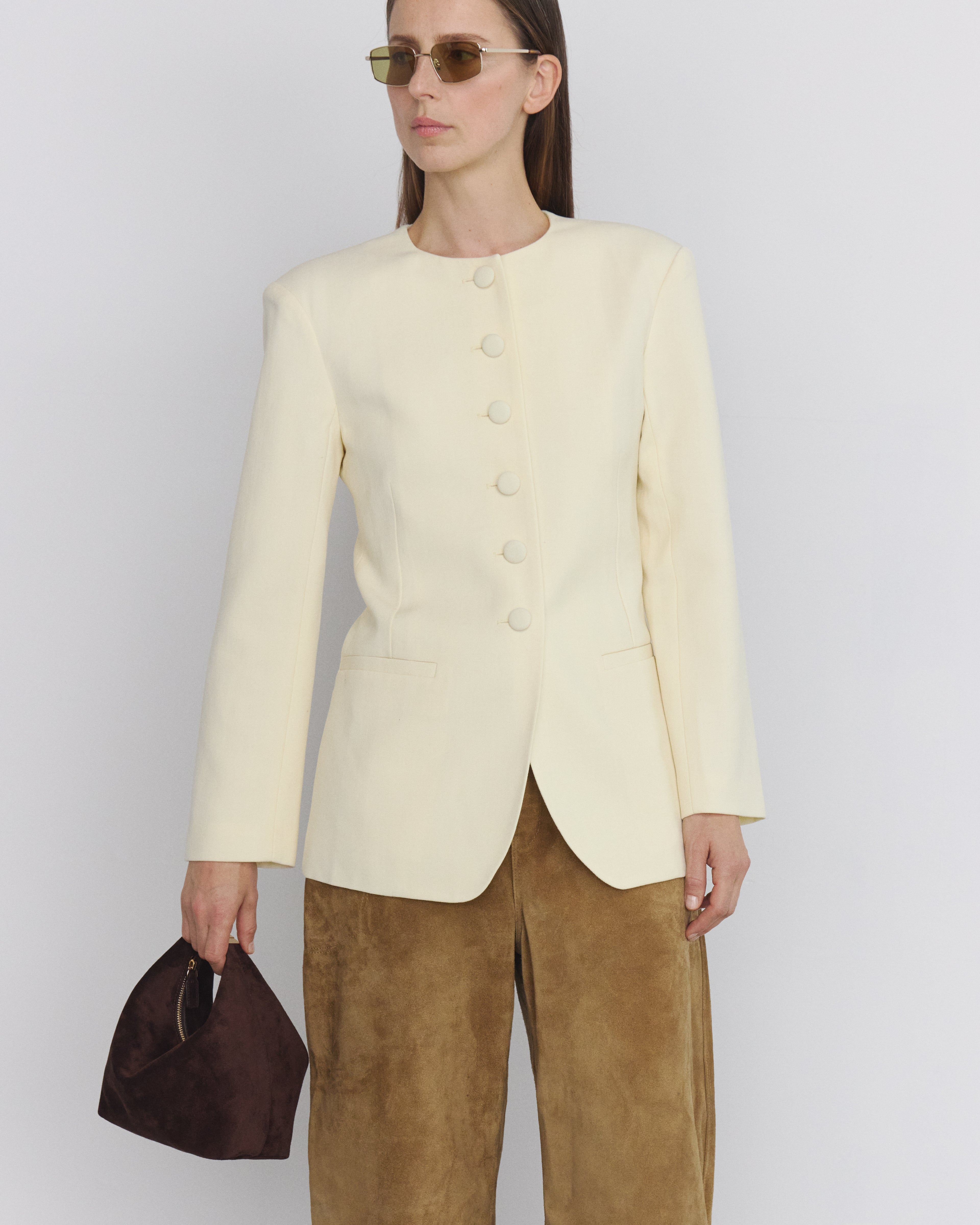 Nikè Clip Bag mini - Brown Suede