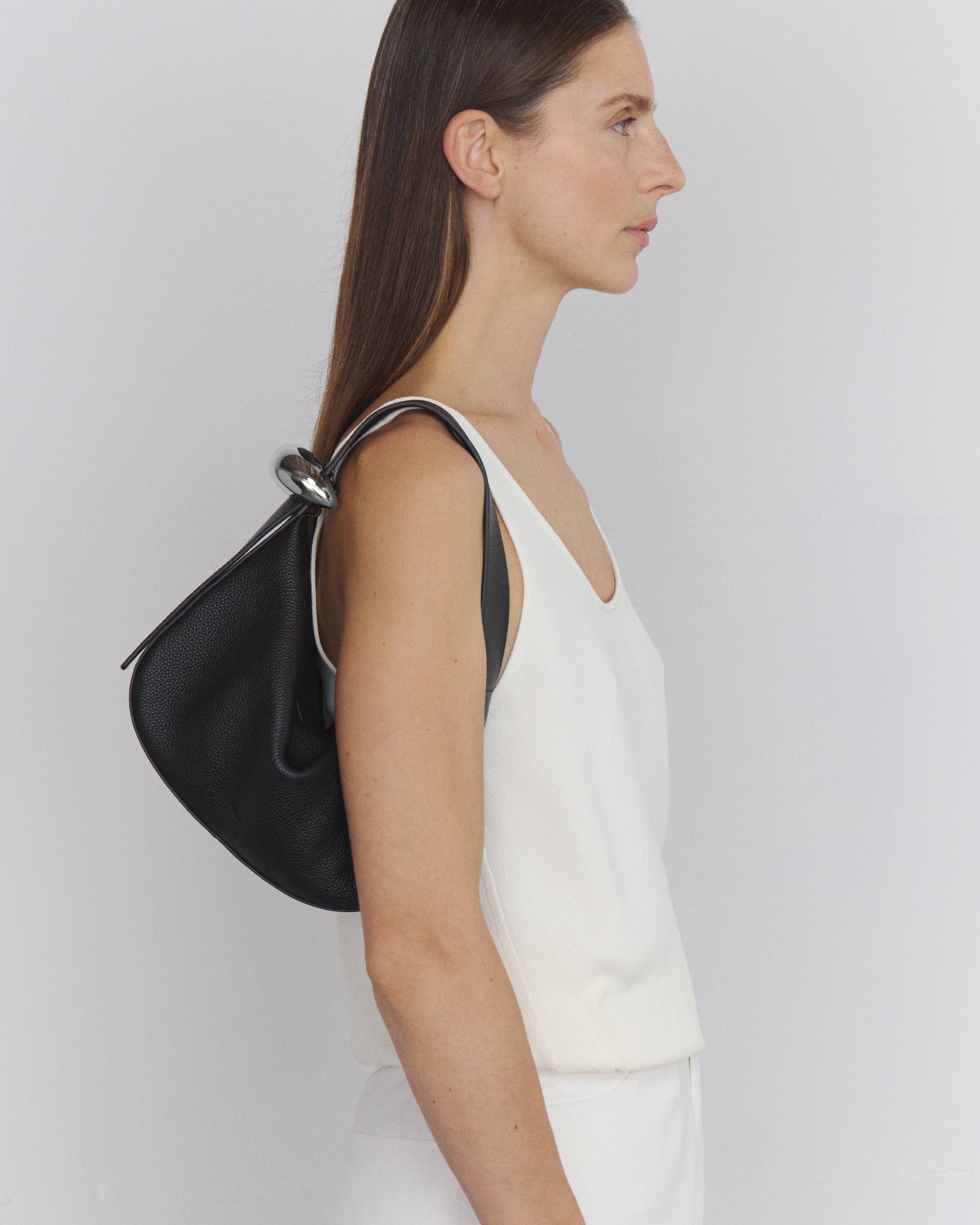 Zaha Buckle Bag mini - Ivory