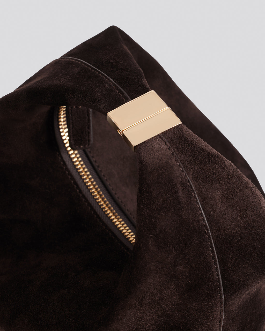 Nikè Clip Bag mini - Brown Suede