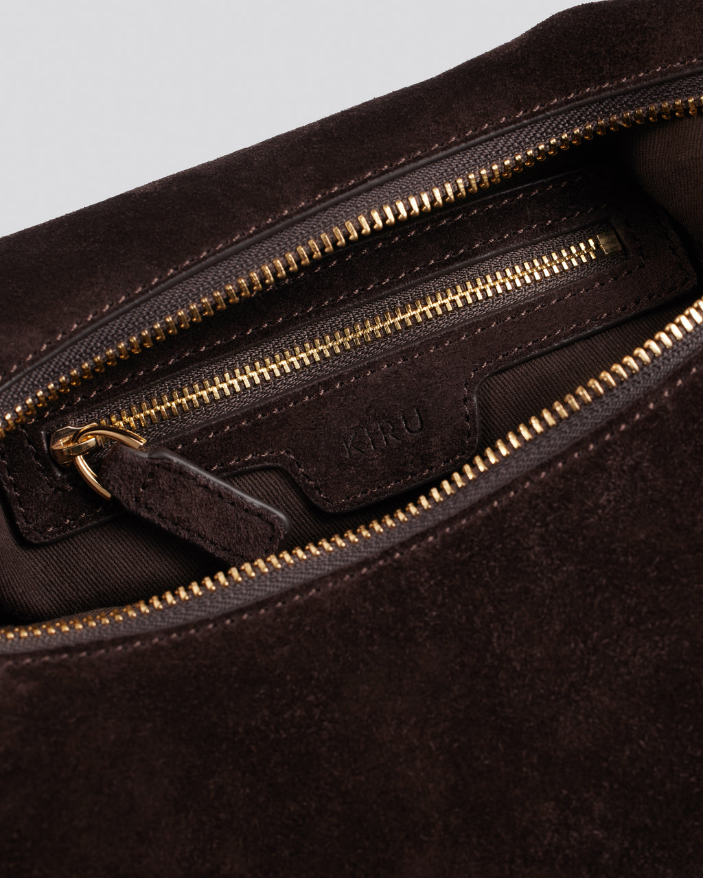 Nikè Clip Bag mini - Brown Suede