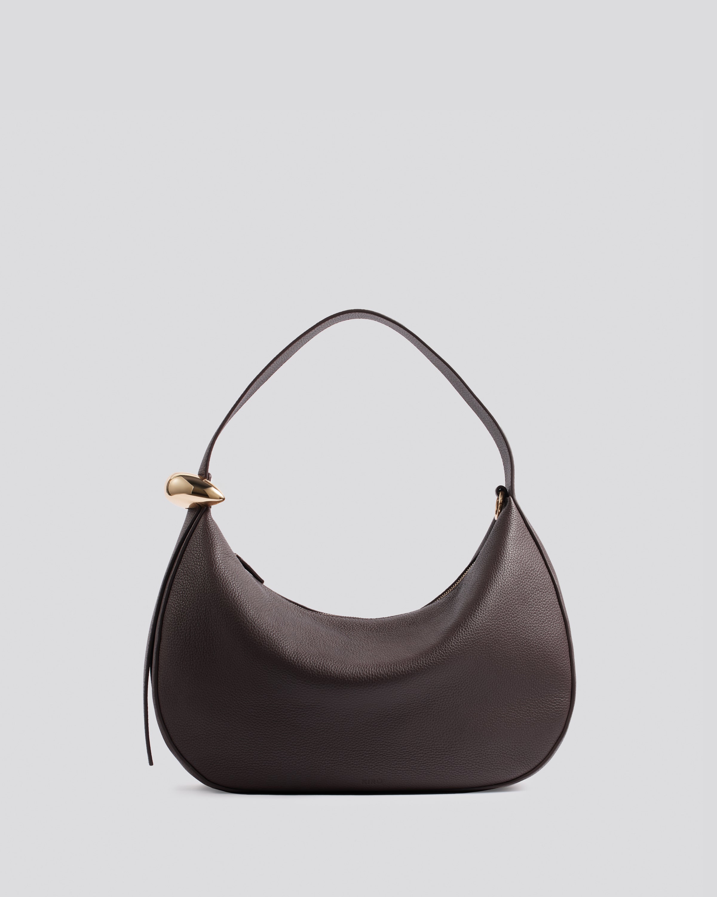 Zaha Buckle Bag - Brown