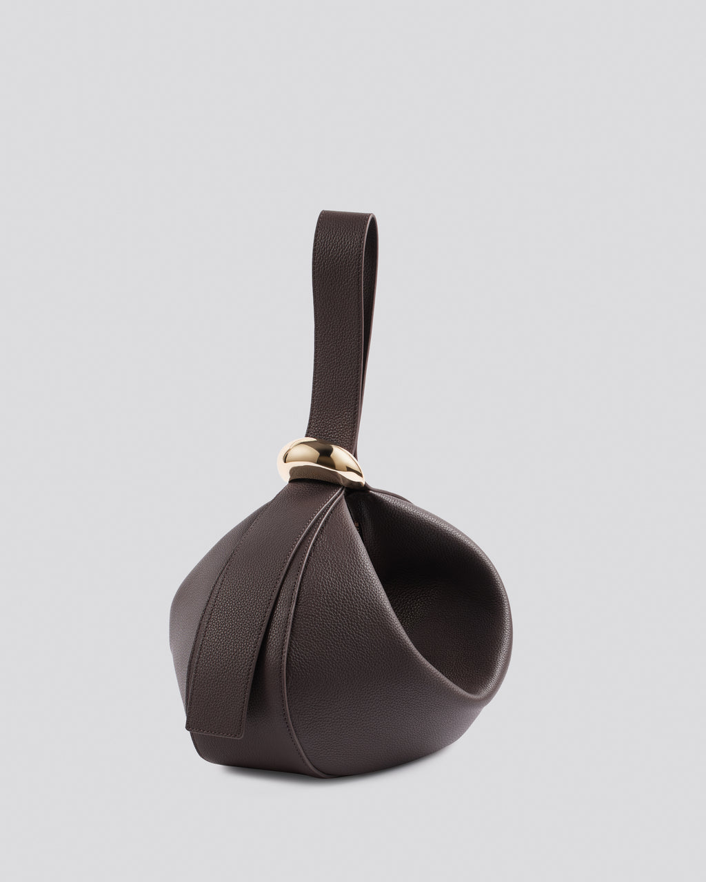 Zaha Buckle Bag - Brown